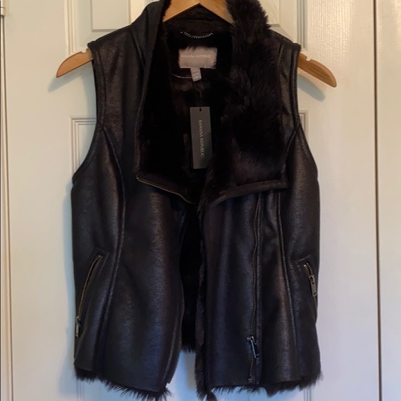 Faux leather vest - Picture 1 of 4